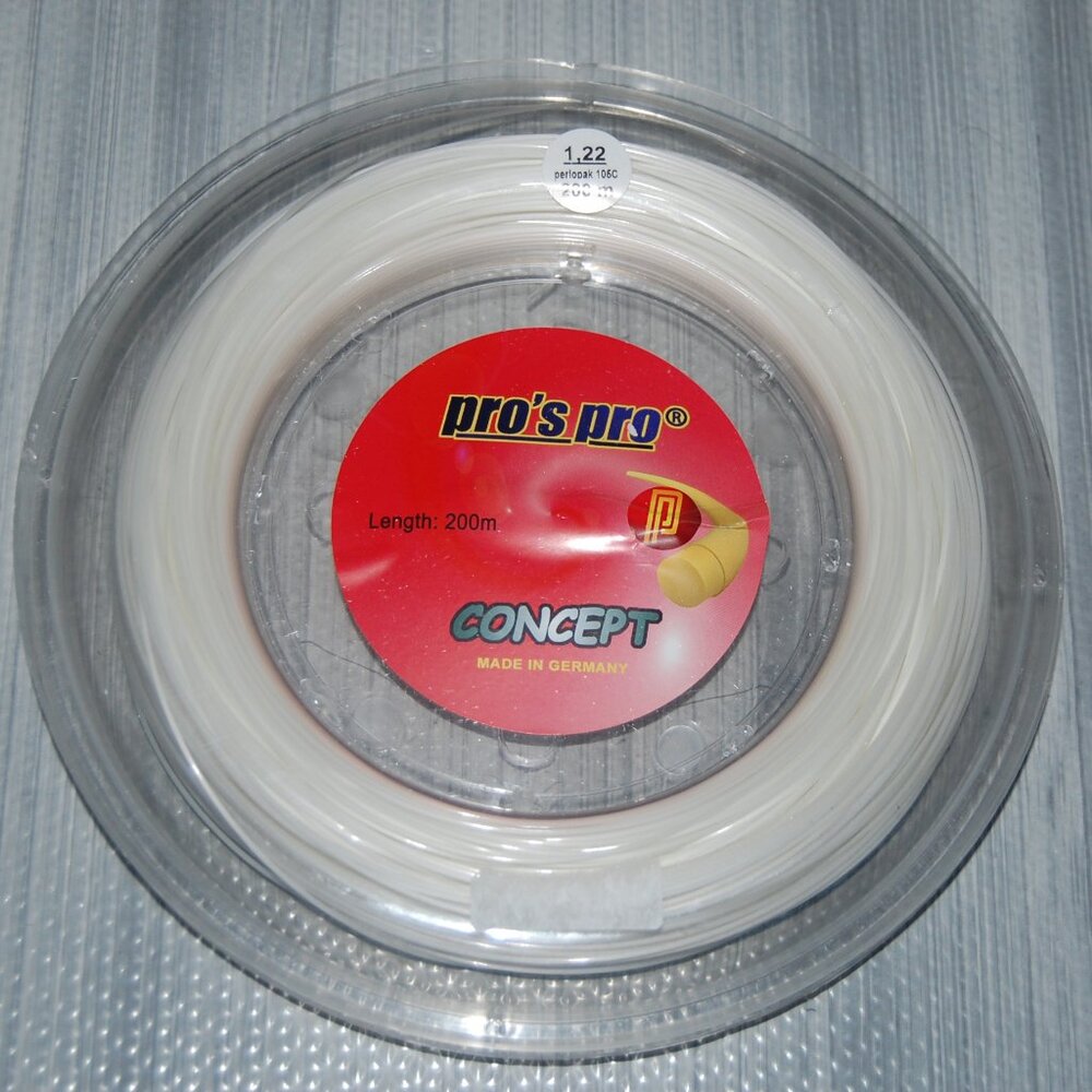 PRO'S PRO Concept Co-polyester Tennis String Reel 660 F 200 M Gauge 1.22 mm